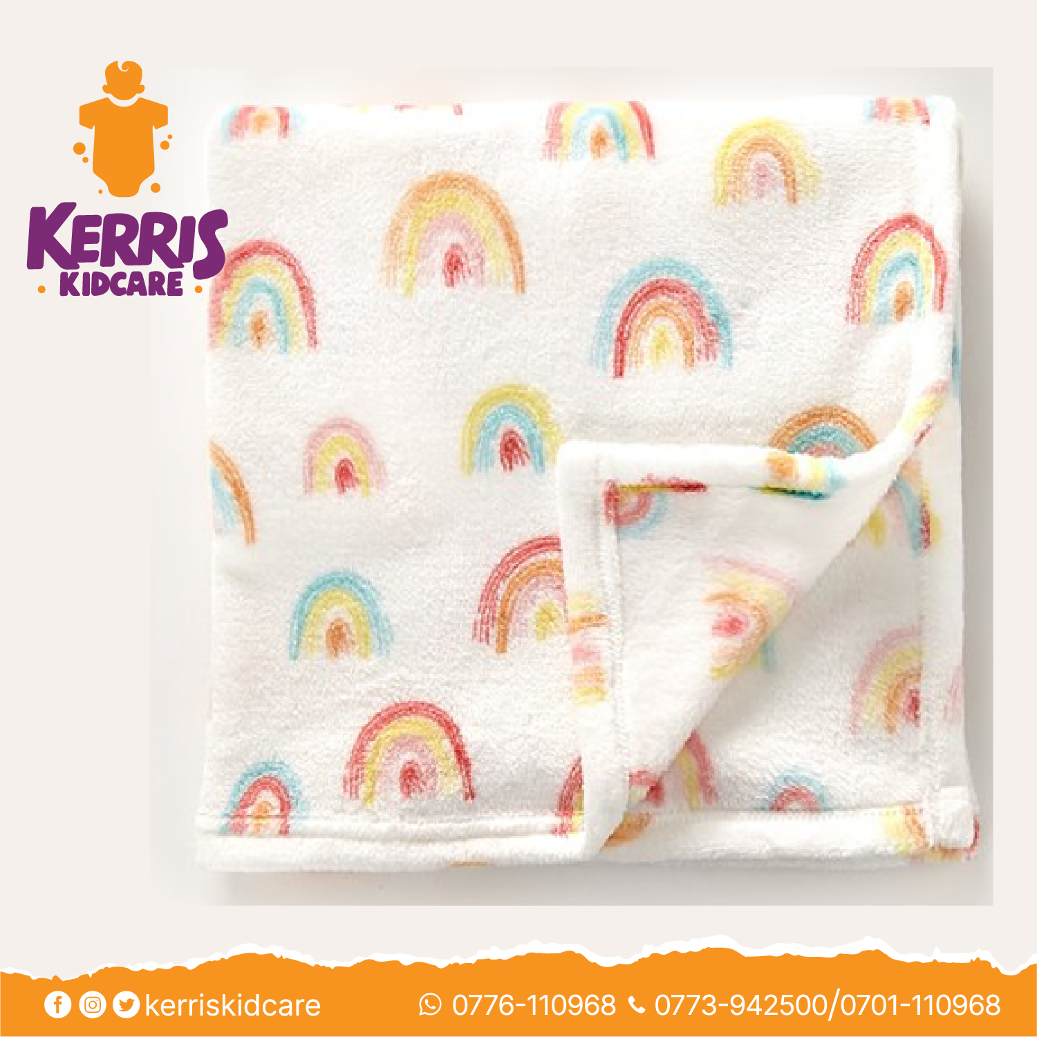 Rainbows Fleece Blanket